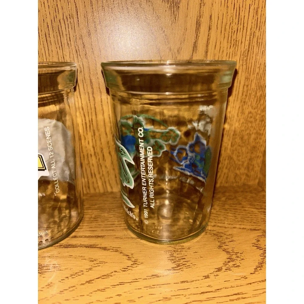 Welch's Tom & Jerry + Looney Tunes Collector Series Jelly Jar Glasses lot